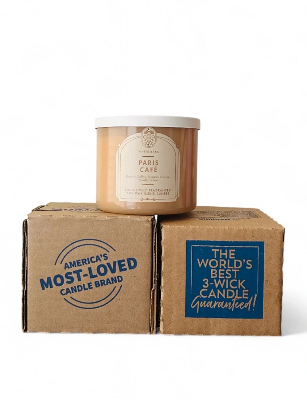 🆕☕️ Paris Cafe Bath & Body Works 3 Wick Candle 14.5 Oz NWT